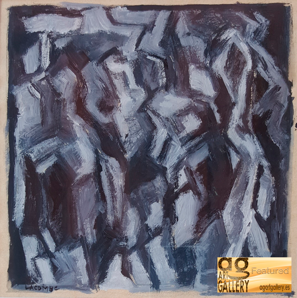 Serie Vertical5-Tempera sobre papel-16X16cm